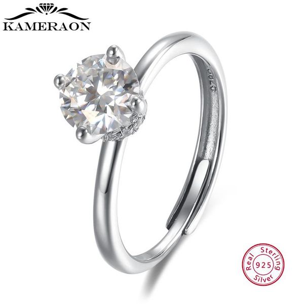 cluster rings 925 sterling silver ring moissanite open adjustable finger for women fine jewelry engagement wedding, Golden;silver
cluster rings 925 sterling silver ring moissanite open adjustable finger for women fine jewelry engagement wedding, Golden;silver