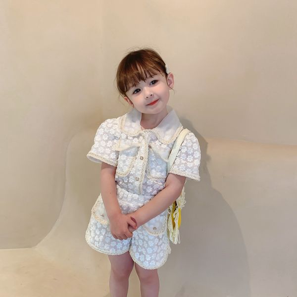 ins summer girls 2 pcs set blouse + shorts kids suit children clothes fashion floral embroidery white mesh lace soft
ins summer girls 2 pcs set blouse + shorts kids suit children clothes fashion floral embroidery white mesh lace soft