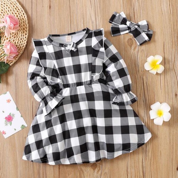 clothing sets born infant baby girls long sleeve plaid printed ruffles princess dress+headbands outfits casual kids, White
clothing sets born infant baby girls long sleeve plaid printed ruffles princess dress+headbands outfits casual kids, White