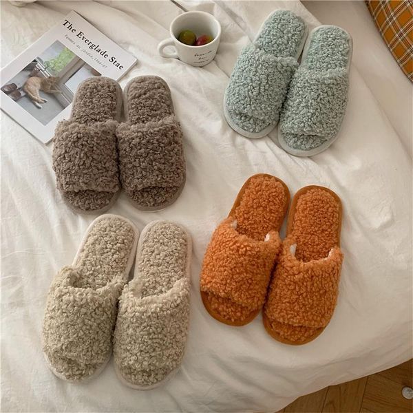 slippers autumn winter women simplicity solid lambswool female slides home indoor flat ladies sandals furry warm shoes, Black
slippers autumn winter women simplicity solid lambswool female slides home indoor flat ladies sandals furry warm shoes, Black