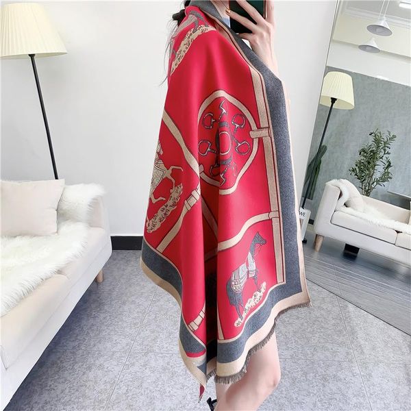 scarves jin-swhbias scarf for women imitation cashmere 180*70 horse chain pattern winter autumn long warm 2021 ladies shawl, Blue;gray
scarves jin-swhbias scarf for women imitation cashmere 180*70 horse chain pattern winter autumn long warm 2021 ladies shawl, Blue;gray
