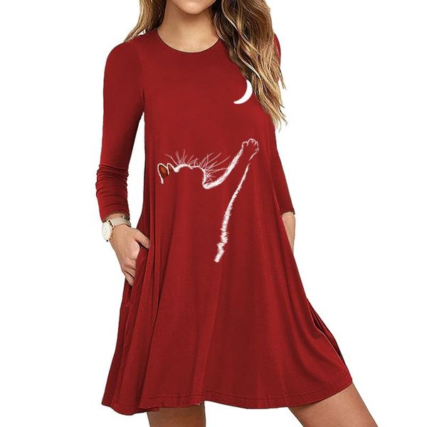 casual dresses women dress spring autumn 2021 cute cartoon print a-line loose pocket long sleeve mini female vestidos, Black;gray
casual dresses women dress spring autumn 2021 cute cartoon print a-line loose pocket long sleeve mini female vestidos, Black;gray