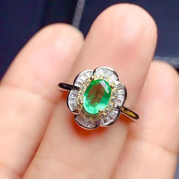 cluster rings fashion emerald ring natural and real 925 sterling silver fine jewelry, Golden;silver
cluster rings fashion emerald ring natural and real 925 sterling silver fine jewelry, Golden;silver
