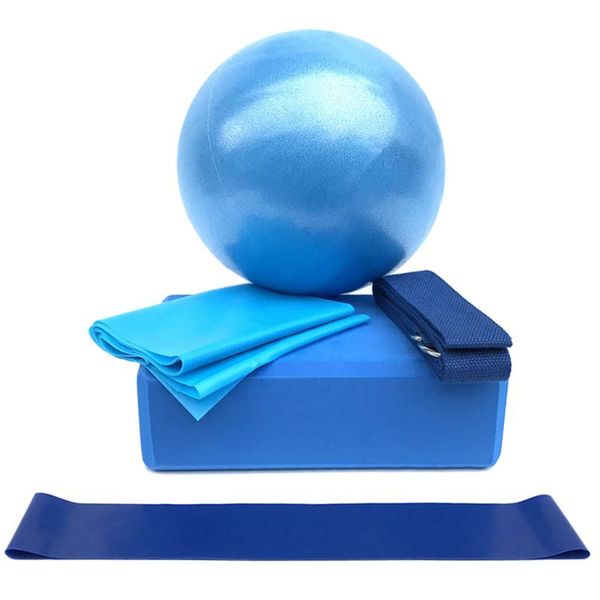 5pcs yoga equipment set include ball blocks stretching strap resistance loop band exercise bands
5pcs yoga equipment set include ball blocks stretching strap resistance loop band exercise bands
