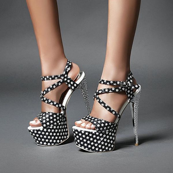 dress shoes platform super thin high heel women sandals party woman's bling mixed color summer foe big size, Black
dress shoes platform super thin high heel women sandals party woman's bling mixed color summer foe big size, Black
