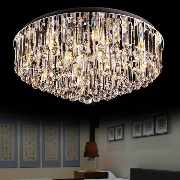ceiling lights round crystal light for living room remote controlled luminaria home decoration bedroom lamp lighting fixture
ceiling lights round crystal light for living room remote controlled luminaria home decoration bedroom lamp lighting fixture