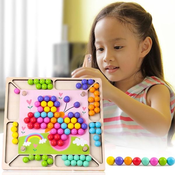 Educational Toy Clip Beads Game for Children Learning Bright Colours Developing Intelligence Montessori Teaching Aids
Educational Toy Clip Beads Game for Children Learning Bright Colours Developing Intelligence Montessori Teaching Aids