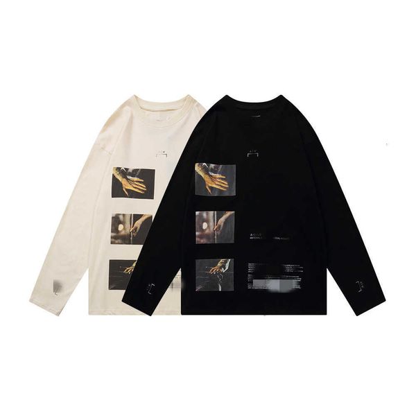 high street devil's hand cold wall closing pattern men's and women's round neck long sleeve t-shirt couple, Black
high street devil's hand cold wall closing pattern men's and women's round neck long sleeve t-shirt couple, Black