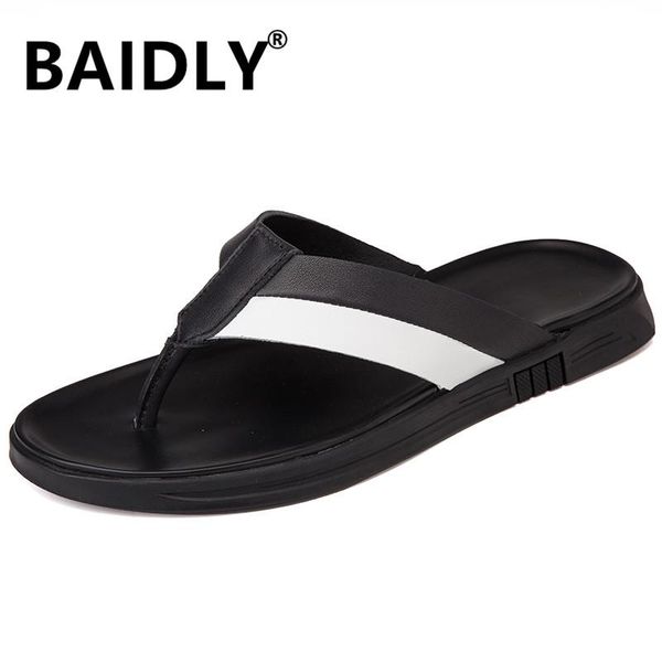 slippers brand summer men's sandals casual shoes moccasins genuine leather rome beach men flip flops, Black
slippers brand summer men's sandals casual shoes moccasins genuine leather rome beach men flip flops, Black