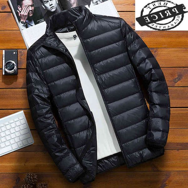 men's autumn winter ultralight white duck down jacket male warm parkas coats ultra light stand collar outwear lwl11a1, Black
men's autumn winter ultralight white duck down jacket male warm parkas coats ultra light stand collar outwear lwl11a1, Black