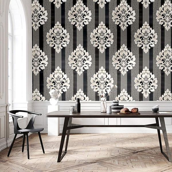 luxury house modern black siver damasks wallpaper peel and stick wall decor self adhesive contact paper wallpapers
luxury house modern black siver damasks wallpaper peel and stick wall decor self adhesive contact paper wallpapers