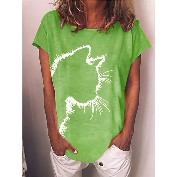 cartoon graphic women's summer cotton printed short sleeved round neck t shirt casual loose oversize ladies fashion xs-4xl 210708, White
cartoon graphic women's summer cotton printed short sleeved round neck t shirt casual loose oversize ladies fashion xs-4xl 210708, White