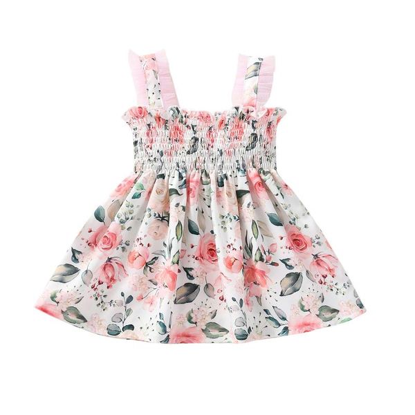 girl's dresses summer dress toddler kids baby girls clothes strap splice gauze floral princess vestidos de verano#30, Red;yellow
girl's dresses summer dress toddler kids baby girls clothes strap splice gauze floral princess vestidos de verano#30, Red;yellow