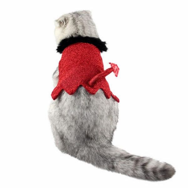 cat costumes polyester halloween pet cute cosplay red devil cloak cape with tail dog supplies decoration
cat costumes polyester halloween pet cute cosplay red devil cloak cape with tail dog supplies decoration