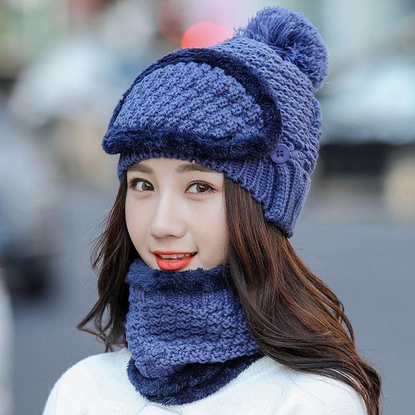 wholesale fashion ski cap and scarf set women winter skullies beanies warm hat knitted cycling caps & masks, Black
wholesale fashion ski cap and scarf set women winter skullies beanies warm hat knitted cycling caps & masks, Black