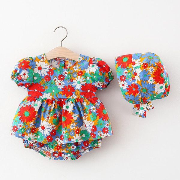 girl's dresses korean born infant baby girls boys bodysuit dress puff sleeve fruit floral cap outfits summer party vestidos, Red;yellow
girl's dresses korean born infant baby girls boys bodysuit dress puff sleeve fruit floral cap outfits summer party vestidos, Red;yellow