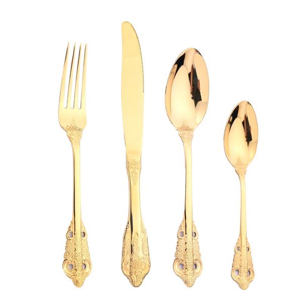 flatware sets gold knife dessert fork coffee spoon dinnerware set mirror tableware 304 stainless steel cutlery home kitchen silverware
flatware sets gold knife dessert fork coffee spoon dinnerware set mirror tableware 304 stainless steel cutlery home kitchen silverware