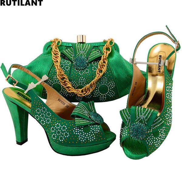 green color sales in women matching shoes and bag set high heel african wedding party dress, Black
green color sales in women matching shoes and bag set high heel african wedding party dress, Black