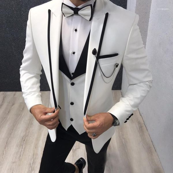 men's suits & blazers latest design costume white groom tuxedos groomsman wedding 3 piece suit men business prom jacket blazer(jacket+p, White;black
men's suits & blazers latest design costume white groom tuxedos groomsman wedding 3 piece suit men business prom jacket blazer(jacket+p, White;black