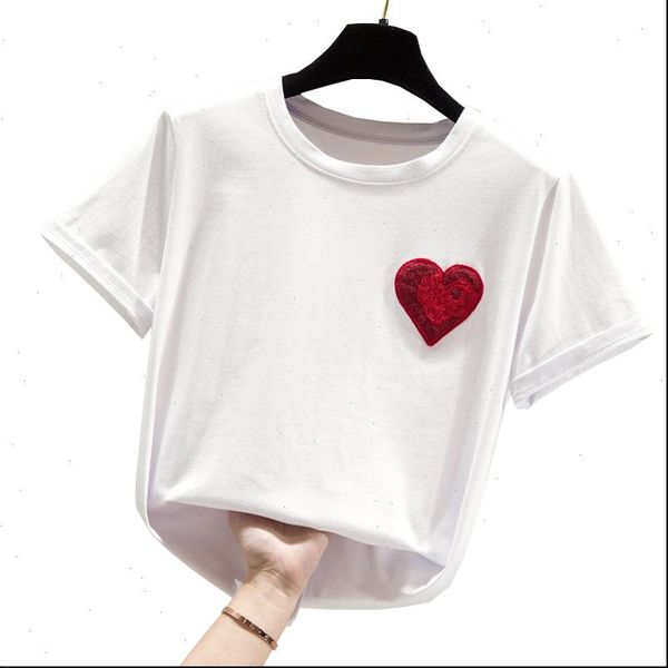 embroidery women love t shirt clothes summer female white tee femme short sleeve cotton black
embroidery women love t shirt clothes summer female white tee femme short sleeve cotton black