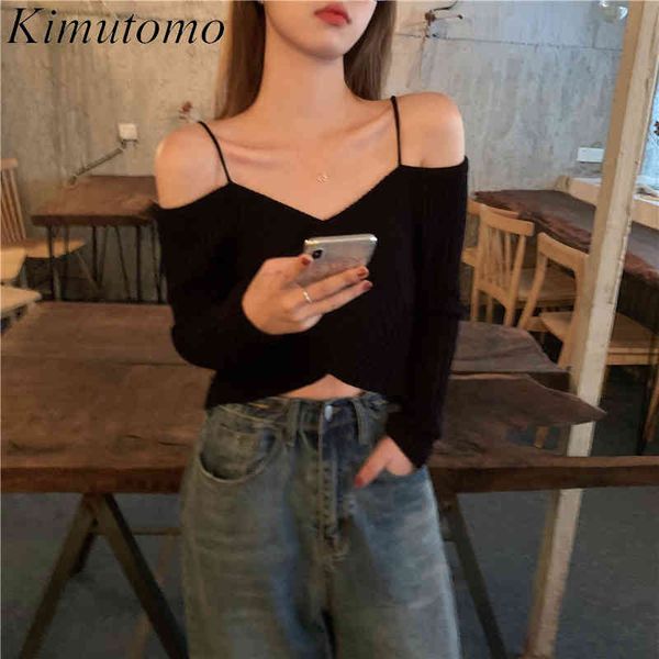 kimutomo women v-neck sweater casual autumn and winter female off-shoulder irregular cross fake two-piece fashion 210521, White;black
kimutomo women v-neck sweater casual autumn and winter female off-shoulder irregular cross fake two-piece fashion 210521, White;black