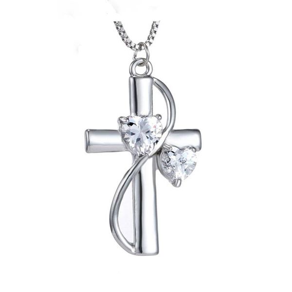 pendant necklaces fashion silver color cross necklace jewelry women shiny heart crystal wedding party gift
pendant necklaces fashion silver color cross necklace jewelry women shiny heart crystal wedding party gift