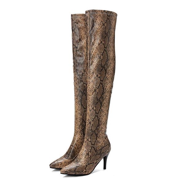 boots women over hte knee fashion high heel autumn shoes leopard long lady street footwear size 30-48, Black
boots women over hte knee fashion high heel autumn shoes leopard long lady street footwear size 30-48, Black