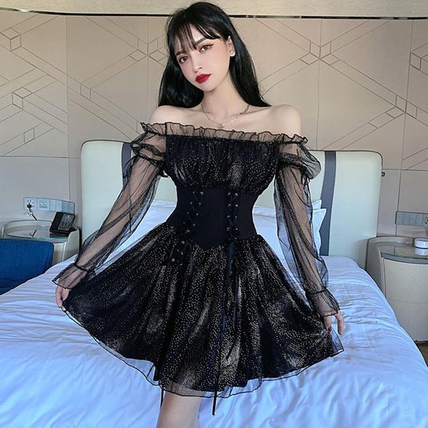 mesh casual style a-line ruffles party mini-dress moda feminina women's clothing bandage bodycon dresses female vestidos, Black;gray
mesh casual style a-line ruffles party mini-dress moda feminina women's clothing bandage bodycon dresses female vestidos, Black;gray