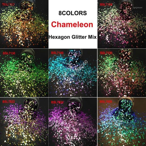 chameleon glitter mixed metallic luster hexagon shape nail art for craft decorations makeup facepainting diy accessories1, Silver;gold
chameleon glitter mixed metallic luster hexagon shape nail art for craft decorations makeup facepainting diy accessories1, Silver;gold