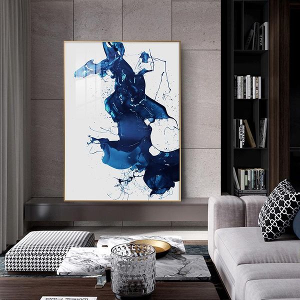 abstract blue ink canvas painting posters and print creative modern home decorative art wall pictures for living room bedroom paintings
abstract blue ink canvas painting posters and print creative modern home decorative art wall pictures for living room bedroom paintings