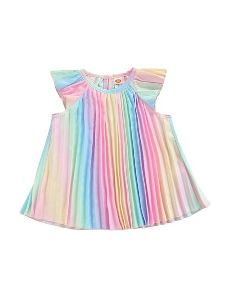 girl's dresses toddler baby flying sleeve dress rainbow pattern printing loose a-line version sweet style summer children's clothi, Red;yellow
girl's dresses toddler baby flying sleeve dress rainbow pattern printing loose a-line version sweet style summer children's clothi, Red;yellow