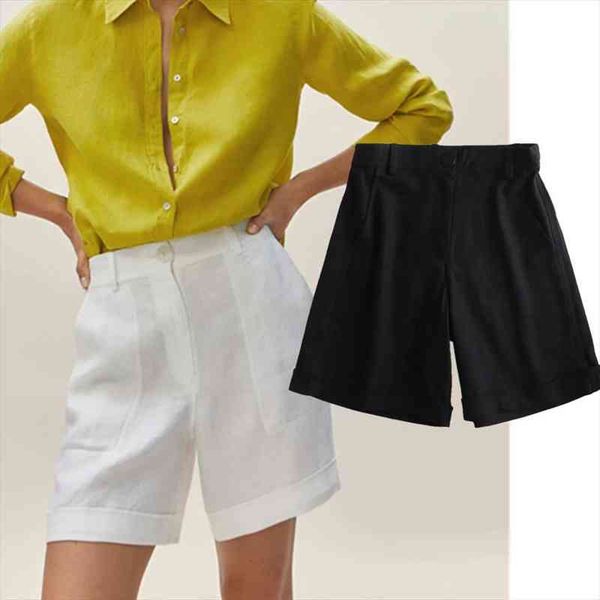 withered enlgand office fashion womens short simple solid linen loose summer women casual feminino bemuda, White;black
withered enlgand office fashion womens short simple solid linen loose summer women casual feminino bemuda, White;black