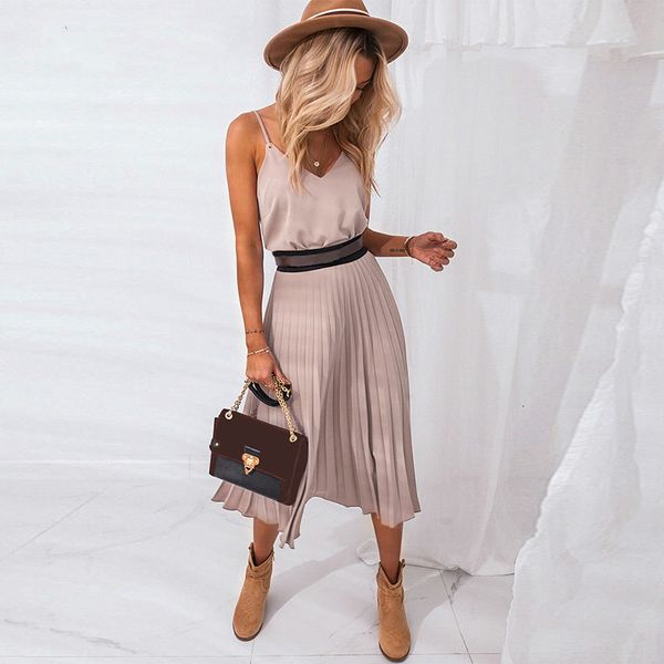 casual dresses women summer v-neck party dress elegant spaghetti strap female pleated office pink midi dress1 r1v3, Black;gray
casual dresses women summer v-neck party dress elegant spaghetti strap female pleated office pink midi dress1 r1v3, Black;gray