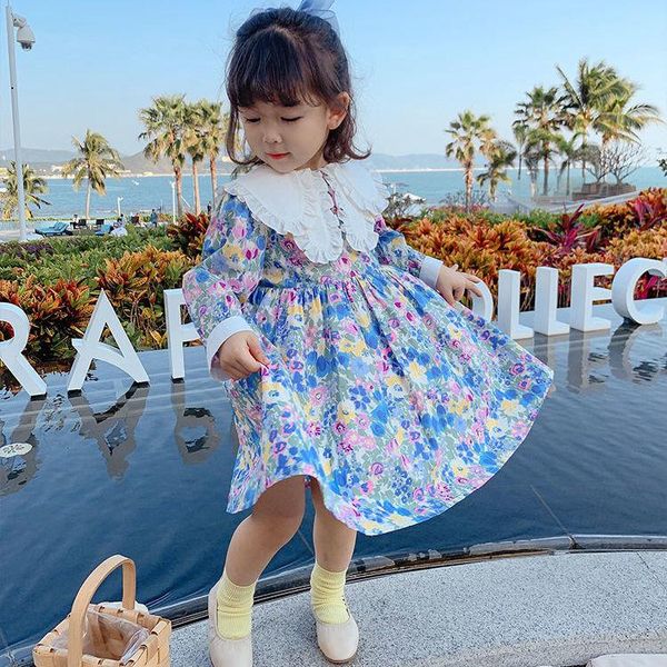 spring autumn girls kids floral dress comfortable cute baby birthda party princess vestido clothes children clothing girl's dresses, Red;yellow
spring autumn girls kids floral dress comfortable cute baby birthda party princess vestido clothes children clothing girl's dresses, Red;yellow