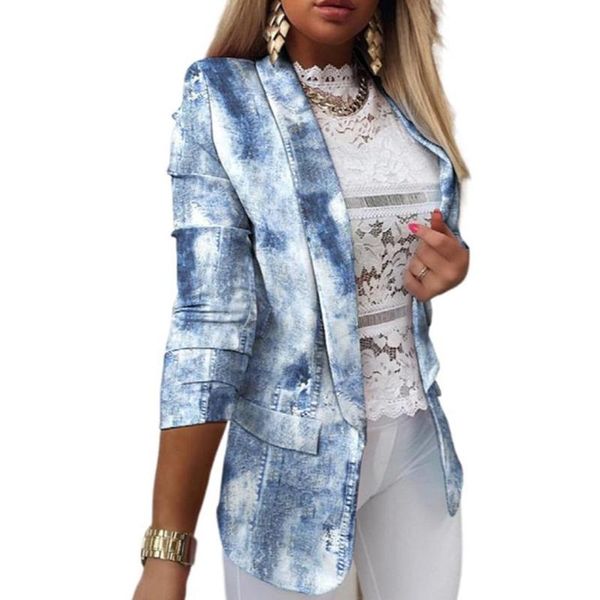 women's suits & blazers debracat women tie-dye blazer autumn long sleeve coat ladies casual pockets spring fitted cardigan stripe jacke, White;black
women's suits & blazers debracat women tie-dye blazer autumn long sleeve coat ladies casual pockets spring fitted cardigan stripe jacke, White;black