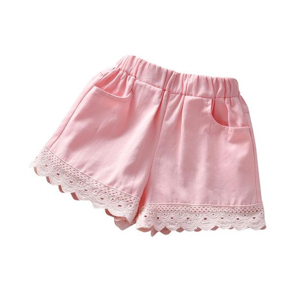 shorts girl summer kids lace patchwork casaul mid pants children's clothing elastic waist all-match pans, Black
shorts girl summer kids lace patchwork casaul mid pants children's clothing elastic waist all-match pans, Black