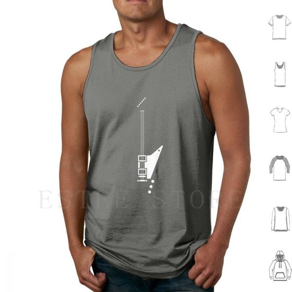 men' tank guitar art-explorer vest sleeveless explorer wine red hardware reductive traditional ppwgd axe music, White;black
men' tank guitar art-explorer vest sleeveless explorer wine red hardware reductive traditional ppwgd axe music, White;black