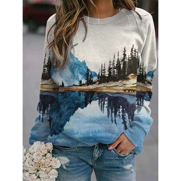 landscape map women s fashion 3d printing short slim t-shirt autumn long sleeve round neck basic casual, White
landscape map women s fashion 3d printing short slim t-shirt autumn long sleeve round neck basic casual, White