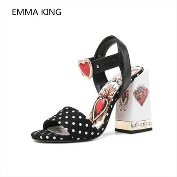 polka 2021 dot chunky high heels ladies sandals open toe love prints women summer party wedding shoes woman gladiator sandal dress, Black
polka 2021 dot chunky high heels ladies sandals open toe love prints women summer party wedding shoes woman gladiator sandal dress, Black