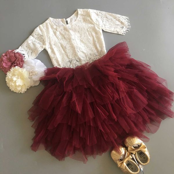 baby girls lace clothing set for xmas kids petti skirt +lace shirt sweet flowers toddler 2pcs outfit child party costume 210529, White
baby girls lace clothing set for xmas kids petti skirt +lace shirt sweet flowers toddler 2pcs outfit child party costume 210529, White