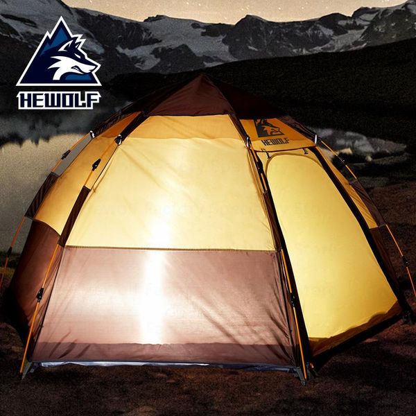 hewolf outdoor camping tent double-layer waterproof portable automatic 3-4 person family 4-season beach travel tents and shelters
hewolf outdoor camping tent double-layer waterproof portable automatic 3-4 person family 4-season beach travel tents and shelters