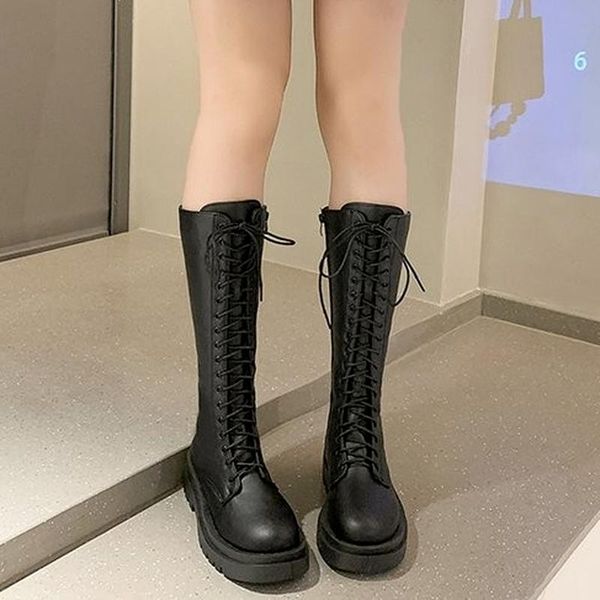 boots british style women's thick-soled autumn and winter lace high fashion casual motorcycle women 2021, Black
boots british style women's thick-soled autumn and winter lace high fashion casual motorcycle women 2021, Black