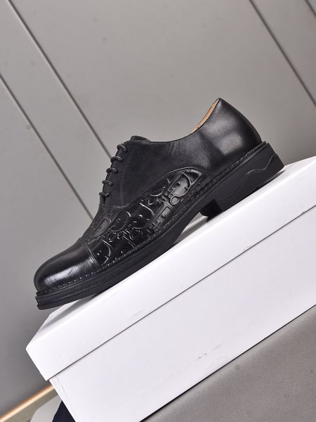 men formal genuine leather office business dress shoes mens cool handmade lace up oxfords brand party wedding flats size 38-45, Black
men formal genuine leather office business dress shoes mens cool handmade lace up oxfords brand party wedding flats size 38-45, Black