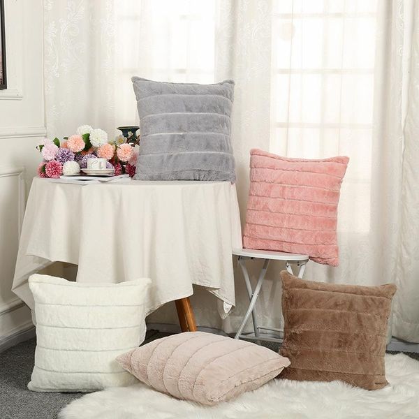 cushion/decorative pillow short hair striped hug pillowcase solid color waist cushion for autumn and winter car simple sofa
cushion/decorative pillow short hair striped hug pillowcase solid color waist cushion for autumn and winter car simple sofa