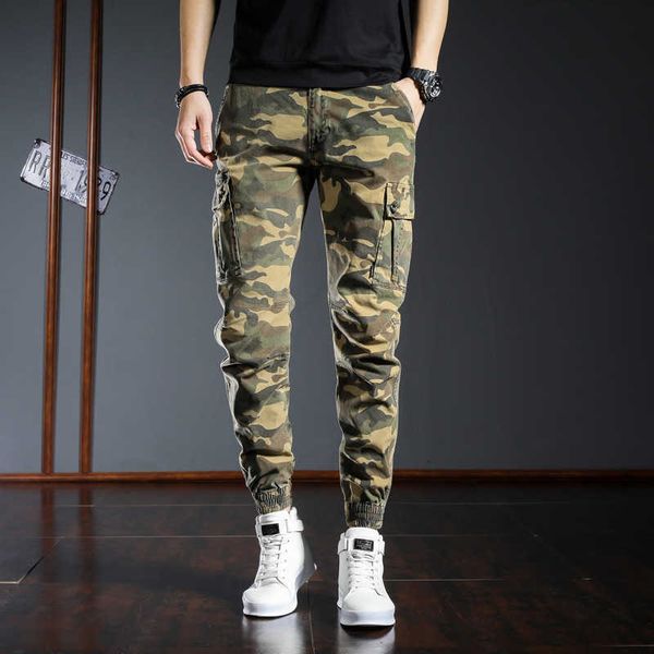 men's jeans military camouflage fashion big pocket elastic casual cargo pants streetwear hip hop joggers ankle banded trousers jyr, Blue
men's jeans military camouflage fashion big pocket elastic casual cargo pants streetwear hip hop joggers ankle banded trousers jyr, Blue