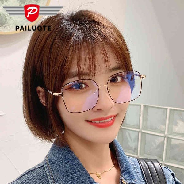 sunglasses 2021 large frame anti blue light spectacle female non pressure myopia glasses for students, White;black
sunglasses 2021 large frame anti blue light spectacle female non pressure myopia glasses for students, White;black