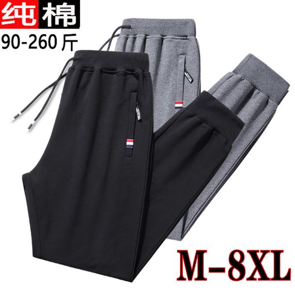 cotton pure men's sports pants spring and summer loose legged korean fashion large casual, Black
cotton pure men's sports pants spring and summer loose legged korean fashion large casual, Black