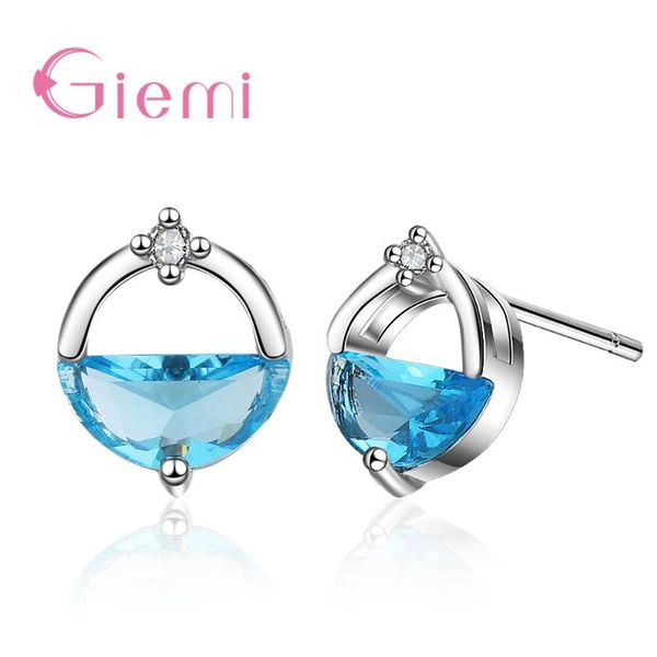 design women 925 sterling silver gemetric stud earring blue white cz cubic zircon earrings fashion jewelry gift, Golden;silver
design women 925 sterling silver gemetric stud earring blue white cz cubic zircon earrings fashion jewelry gift, Golden;silver