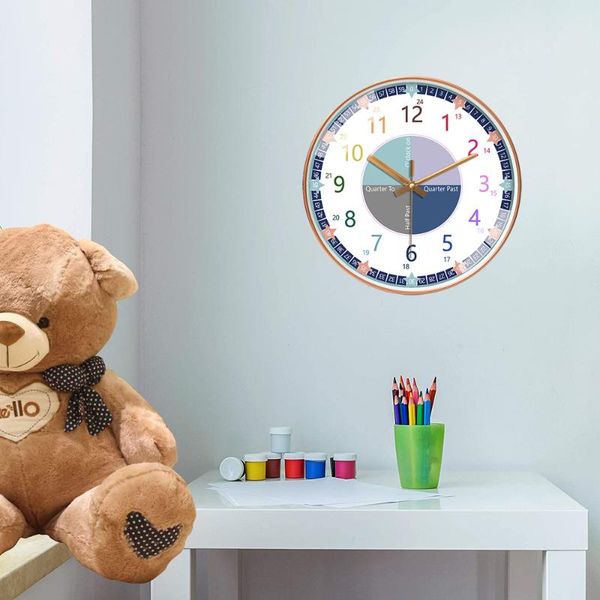 desk & table clocks 12 inch practical silent children wall clock battery operated color decoration nursery bedroom school timekeeping 
desk & table clocks 12 inch practical silent children wall clock battery operated color decoration nursery bedroom school timekeeping