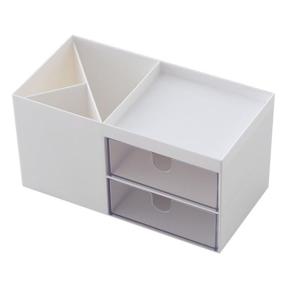 cosmetic storage box deskcompartment double drawer jewelry makeup organizer boxes & bins
cosmetic storage box deskcompartment double drawer jewelry makeup organizer boxes & bins